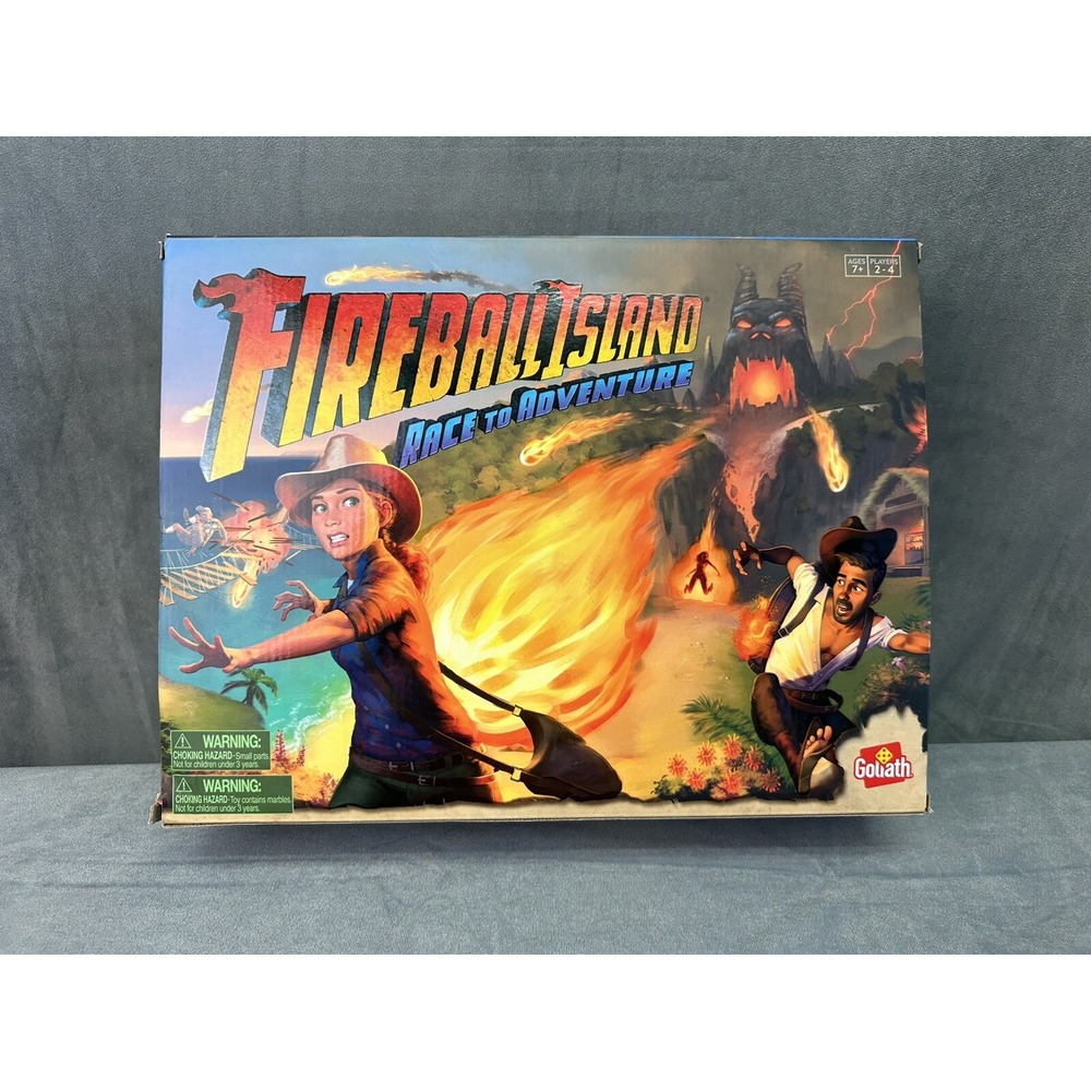 Fireball Island Race to Adventure Board Game Board Game Complete BOX DAMAGE